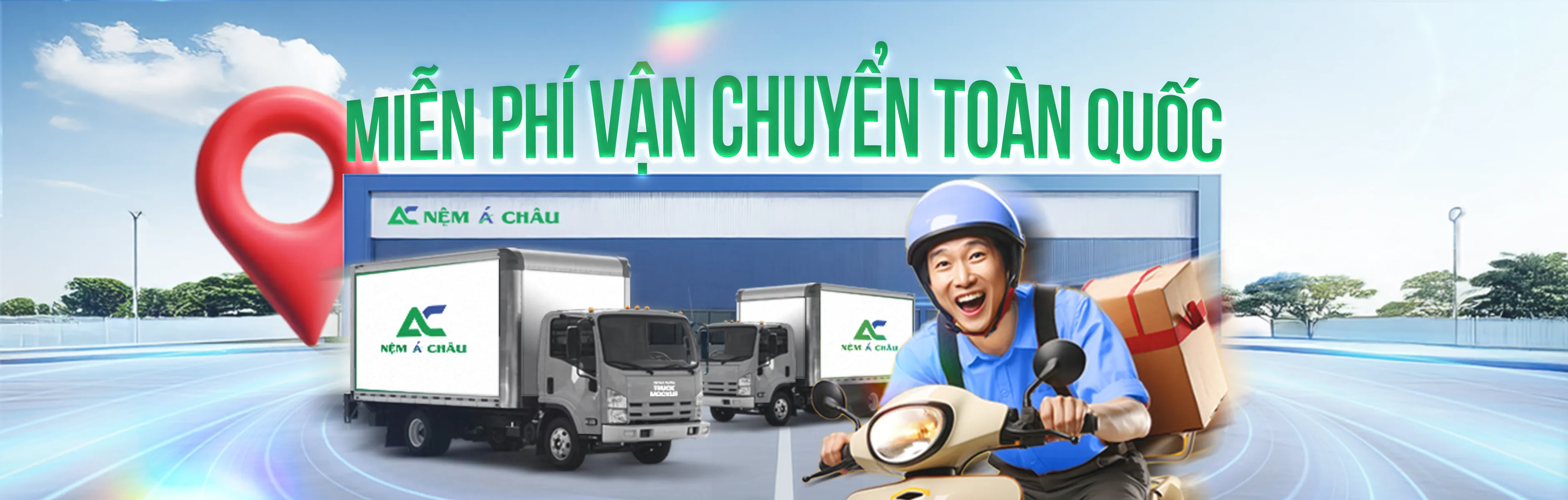 Quảng cáo Nệm Á Châu 1