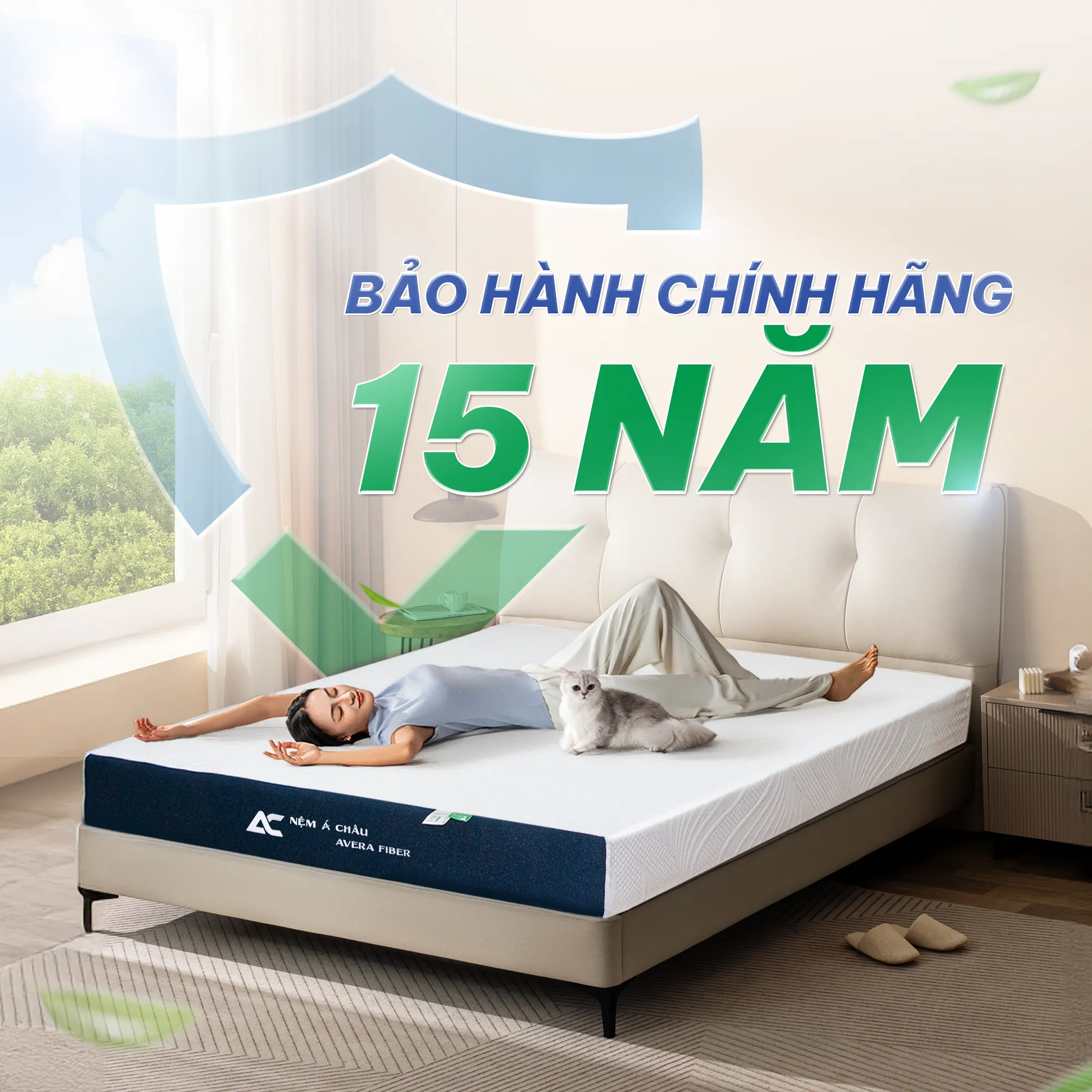 Bảo hành chính hãng Nệm Á Châu