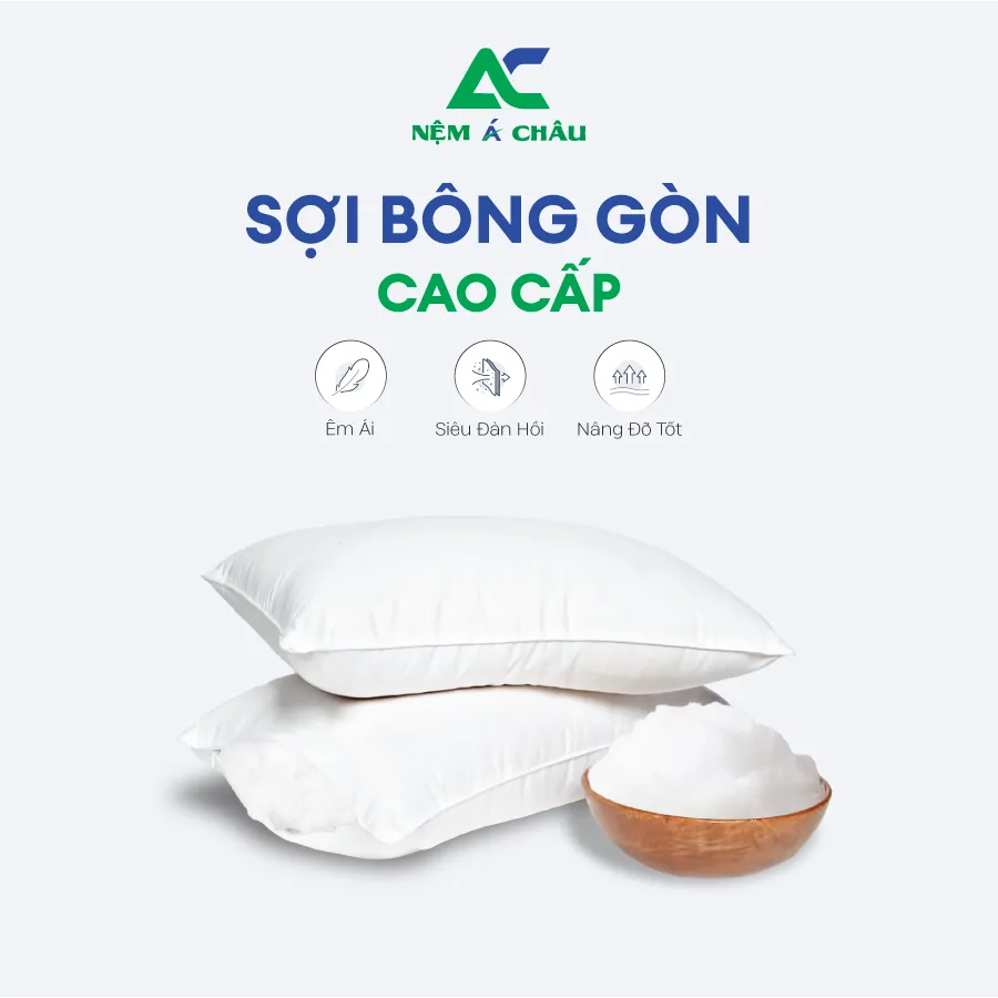 Chi tiết sản phẩm - Gối Bông Gòn Á Châu 2